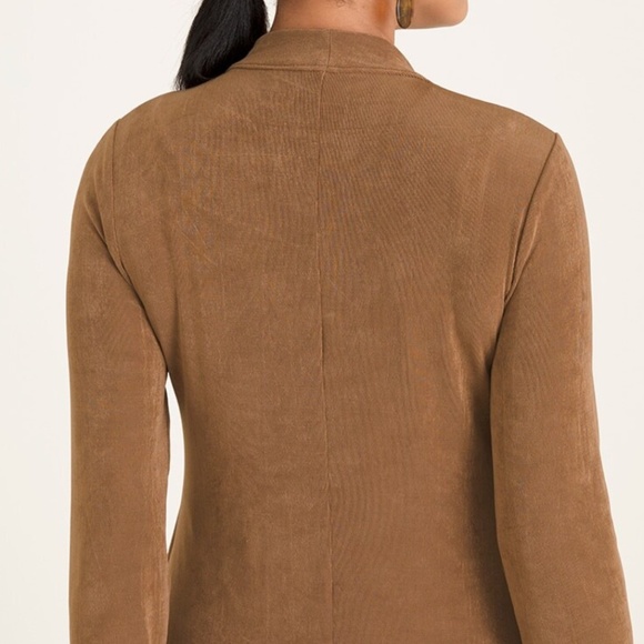 Chico’s BLACK Tie Front Traveler's Jacket, NWT, travel friendly leisure, knit - Picture 15 of 16